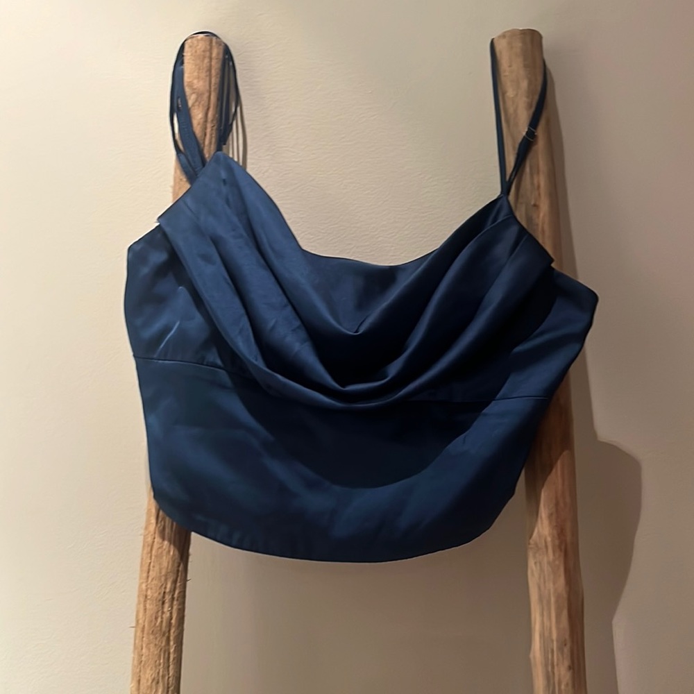 Navy blue top from local boutique